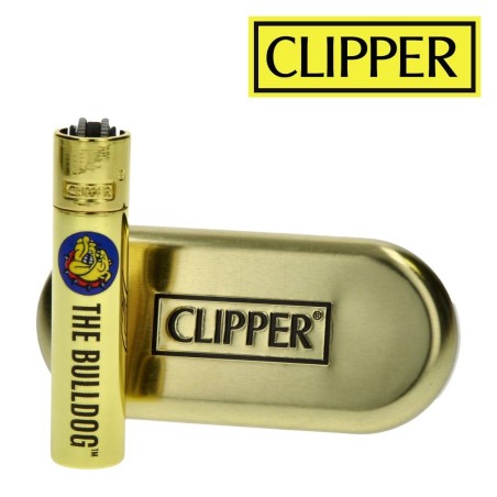 Produit CBD : Briquet Métal Clipper Bulldog